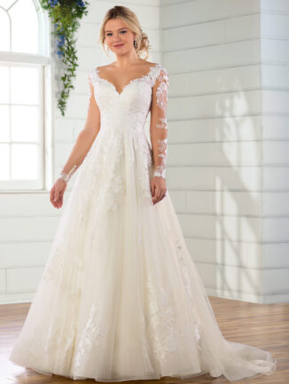 Mermaid Beach Sweetheart Neck Wedding Dress