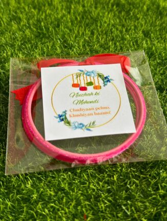 Set of 2 Bangles with Personalised Stickers