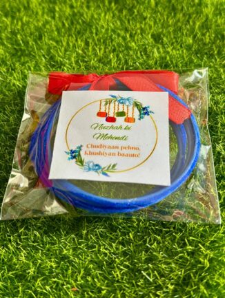 Set of 4 Bangles with Personalised Stickers